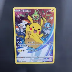 Pokemon TCG Pikachu SWSH020 Black Star Promo Near Mint Holo - Image 3