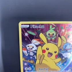 Pokemon TCG Pikachu SWSH020 Black Star Promo Near Mint Holo - Image 4