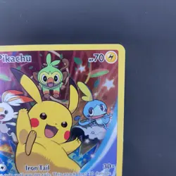 Pokemon TCG Pikachu SWSH020 Black Star Promo Near Mint Holo - Image 5