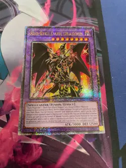 YUGIOH - RED EYES DARK DRAGOON - QUARTER CENTURY SECRET RARE - 1ST ED - RA02 NM - Image 1