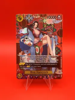 ONE PIECE Boa Hancock The Azure Sea's Seven OP14-112 SP Full Art 10000 Power - Image 1