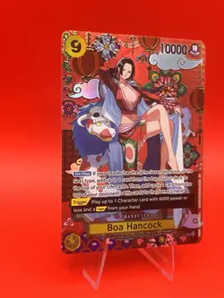 ONE PIECE Boa Hancock The Azure Sea's Seven OP14-112 SP Full Art 10000 Power - Image 3