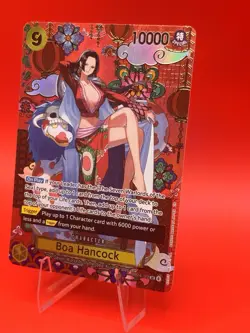 ONE PIECE Boa Hancock The Azure Sea's Seven OP14-112 SP Full Art 10000 Power - Image 4