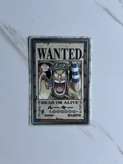 2002 One Piece TCG Jap Wanted Pirate Usopp Tournament Game Prize Card Rookie - Image 1