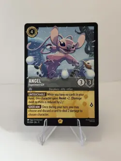 Angel experiment 624 Legendary Winterspell Lorcana card - Image 1