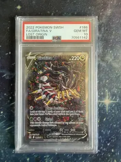 GIRATINA V 186/196 ALT ART - LOST ORIGIN - PSA 10 GEM MINT - POKEMON CARD TCG - Image 1