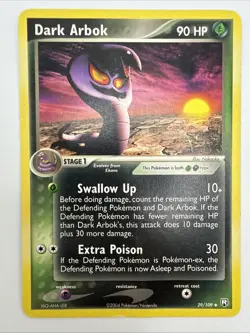 Dark Arbok 29/109 EX Team Rocket Returns Regular Uncommon Pokemon Card - Image 3