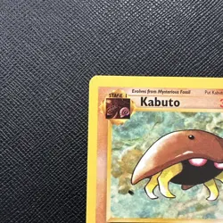 Pokemon Card Kabuto 50/62 Gold W Stamp Promo Fossil Promo WOTC - Image 2