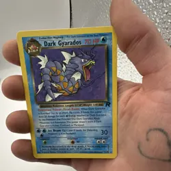 Pokemon TCG Dark Gyarados 25/82 Team Rocket Rare 70 HP 2000 Card Stock - Image 1