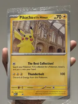 Pikachu At The Museum Pokemon Card - Image 1