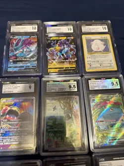 Pokemon TCG Slabs 10 Graded Cards - Image 2