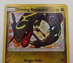 Pokemon Shining Rayquaza Holo Shiny Rare Shining Legends 56/73 120 HP Basic Card - Image 4
