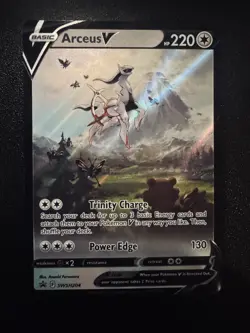 Arceus V SWSH204 SWSH: Sword & Shield Promo Cards Holo NM Pack Fresh - Image 1
