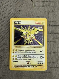 Zappos Base Set Holo Rare 1999 Pokemon Card 16/102 - Image 1