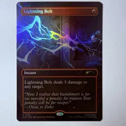 Magic The Gathering Mtg Foil Lightning Bolt Secret Lair Avatar Near Mint Rare - Image 1