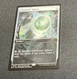MTG Chromatic Sphere Store Championship Promo Card - Excellent - Image 1