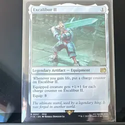 Excalibur II (FFIX | Rare | Legendary Artifact Equipment | Magic: The Gathering) - Image 1