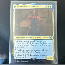 Cid, Timeless Artificer (Final Fantasy | Uncommon | Legendary Creature | White/… - Image 1