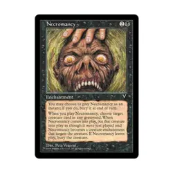 WOTC MtG Visions Necromancy (U) NM - Image 1