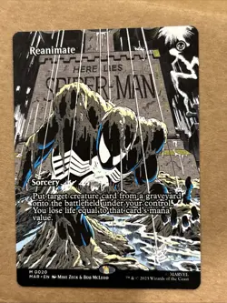Reanimate MAR Marvel Universe Spider-Man MTG 20 NM-M Unplayed - Image 1