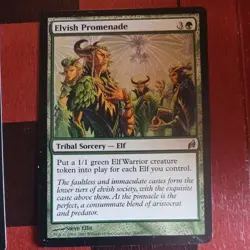 Mtg Elvish Promenade, Elvish Harbinger, Imperious Perfect Lorwyn Elf Lot LP - Image 4