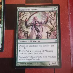 Mtg Elvish Promenade, Elvish Harbinger, Imperious Perfect Lorwyn Elf Lot LP - Image 5
