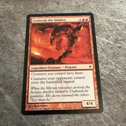 Urabrask the Hidden - New Phyrexia - MTG Magic the Gathering - NM - Image 1
