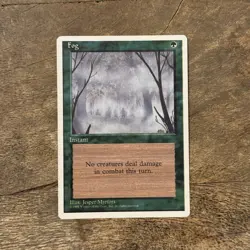 Fog NM 4th Edition 1995 Magic the Gathering MTG TCG - Image 1
