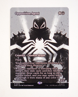 Opposition Agent Creature - Human Rogue #19 NM Regular Marvel Spider-Man MTG - Image 1