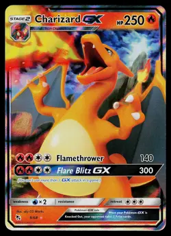 Pokemon Card - Charizard GX Hidden Fates 9/68 Ultra Rare Holo - Image 1