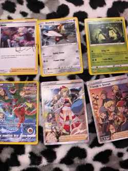 6 Card Lot Sword & Shield Silver Tempest Pokemon Cards Card US Seller - Image 1
