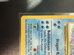 Pokemon TCG Gyarados Base Set 6/102 Holo 1999-2000 Wizards Base Set MP - Image 2