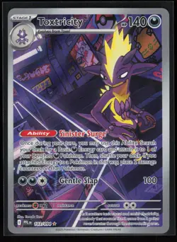 Toxtricity 103/094 ME02: Phantasmal Flames Illustration Rare Pokemon TCG NM - Image 1