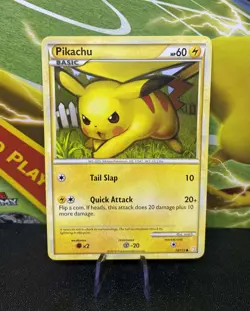 Pokemon Pikachu 78/123 HeartGold SoulSilver Non-Holo LP/NM (Combine P&P) - Image 1