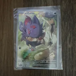 Pokemon N's Zorua 189 Sv: Scarlet & Violet Basic 70 HP Holo Promo Card - Image 1