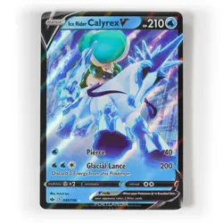 Pokemon - Ice rider Calyrex V - 045/198 - SWSH Chilling Reign - Half Art Card - Image 1