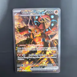 Pokemon TCG Volcanion Ex 182/159 Special Illustration Rare Journey Together Holo - Image 3
