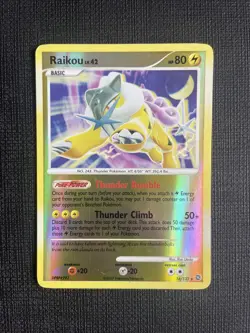 Raikou 16/132 Secret Wonders (Pokemon) Reverse Holo Rare - LP+ - Image 1