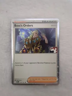 Pokemon TCG - Boss’s Orders 172/193 Prize Pack Series 4 Cosmos Play Stamped NM - Image 1