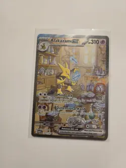 Pokemon Alakazam Ex Full Art - Violet 151 Special Illustration Rare 201/165 MINT - Image 1