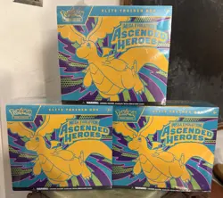 Pokemon TCG - Lot Of (3) Ascended Heroes ETB— NEW & SEALED **IN HAND** - Image 1