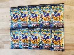 Pokemon Sealed Crown Zenith Booster Packs - 10 Pack - Image 2