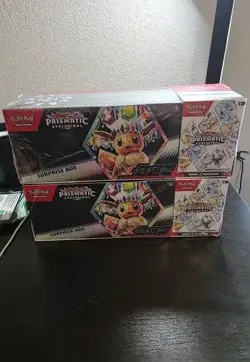 Lot Of 2 Pokemon Prismatic Evolutions Surprise Box+Booster Bundle Sameday Ship - Image 1