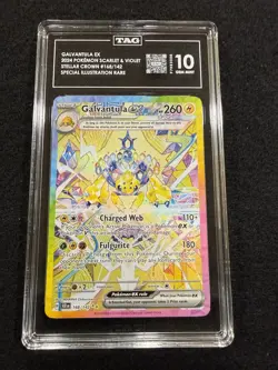 Pokemon Galvantula ex SIR 168/142 from Stellar Crown in a TAG 10 !! - Image 1