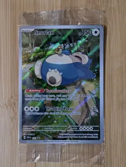 Sealed Pokemon TCG Scarlet & Violet ETB Promo 051 Snorlax NM - Image 1