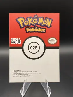 2025 Pokemon Kanto Full House Peru Gold Holo - Pikachu #25 - Image 2