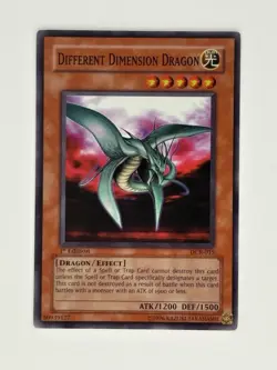 Different Dimension Dragon DCR-015 Super Rare Dark Crisis 1st Edition LP - Image 1