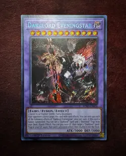 Yugioh! Darklord Eveningstar- Secret Rare - BPRO-EN036- NM - Image 1