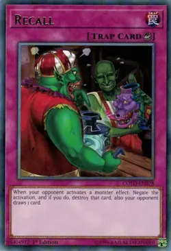 Yugioh - Recall (Rare) (Unlimited) - COTD-EN078 P - Image 1