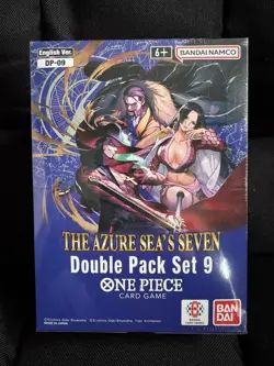 One Piece Card Game Azure Sea's Seven Double Pack Set 9 Booster Box🔥New Sealed - Image 1